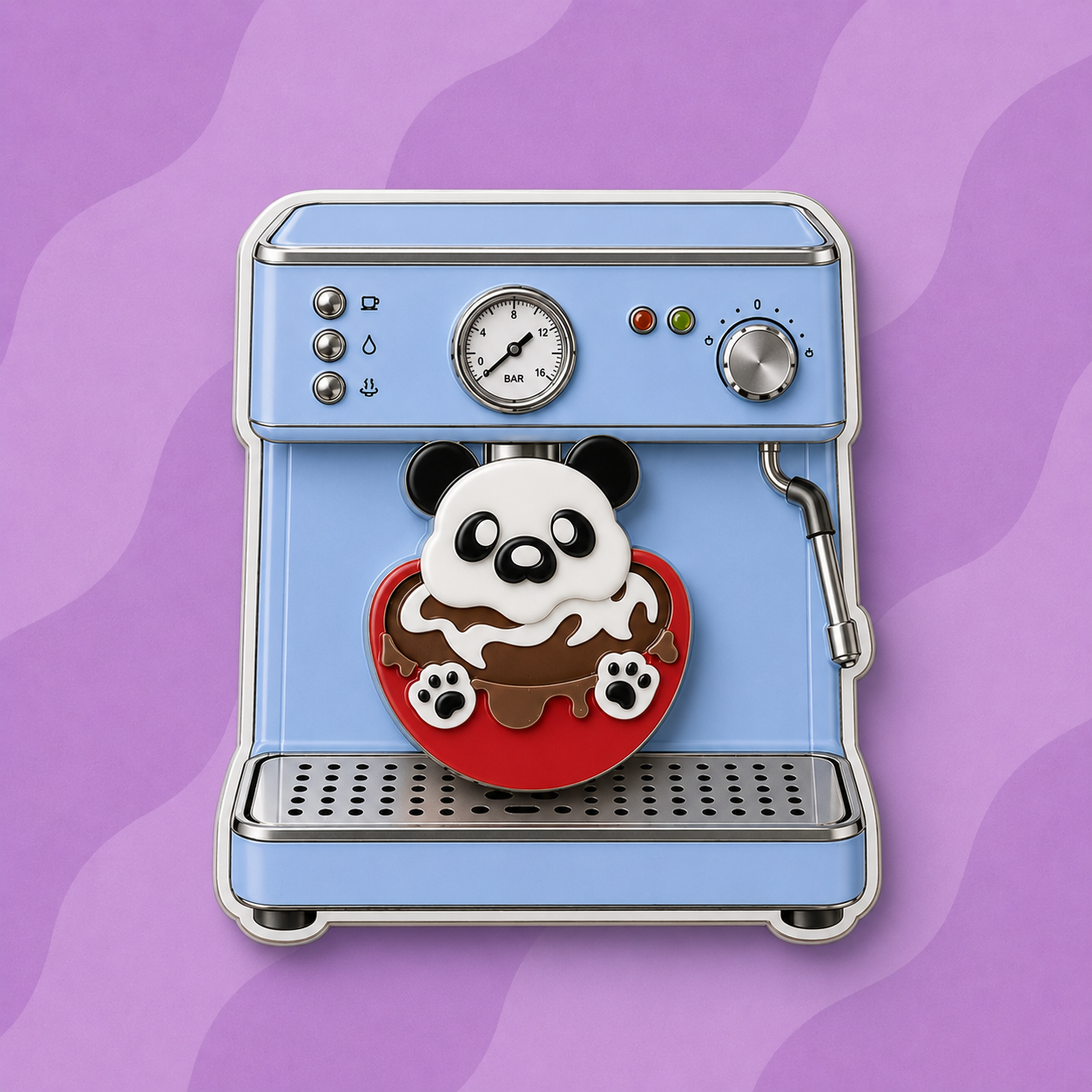 Pin Panda în cafeluță